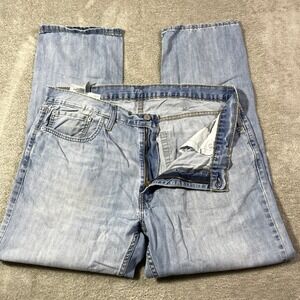 Levi's 559 Men's Relaxed Fit Jeans W38 L32 Light Wash Denim Pants Minimalist‎